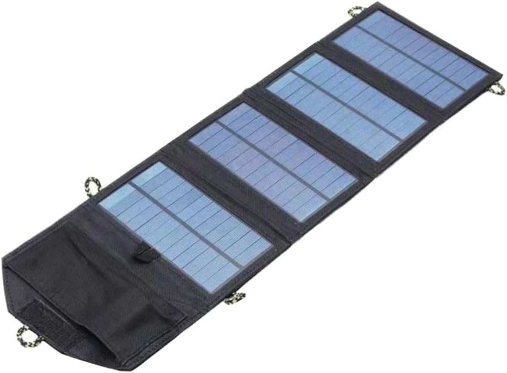 Portable Solar Charger Ultra-Thin Monocrystalline Solar Panel Dual USB Output for Cars Boats and Outdoor Emergency Use High Efficiency and Lightweight Design