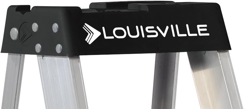 Louisville Ladder AS3006 Aluminum 6-Foot Ladder 300-Pound Duty Rating, Silver - Six Foot Step Ladder - 