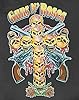 Amplified Guns N Roses Neon Skull Cross Women's T-Shirt #1