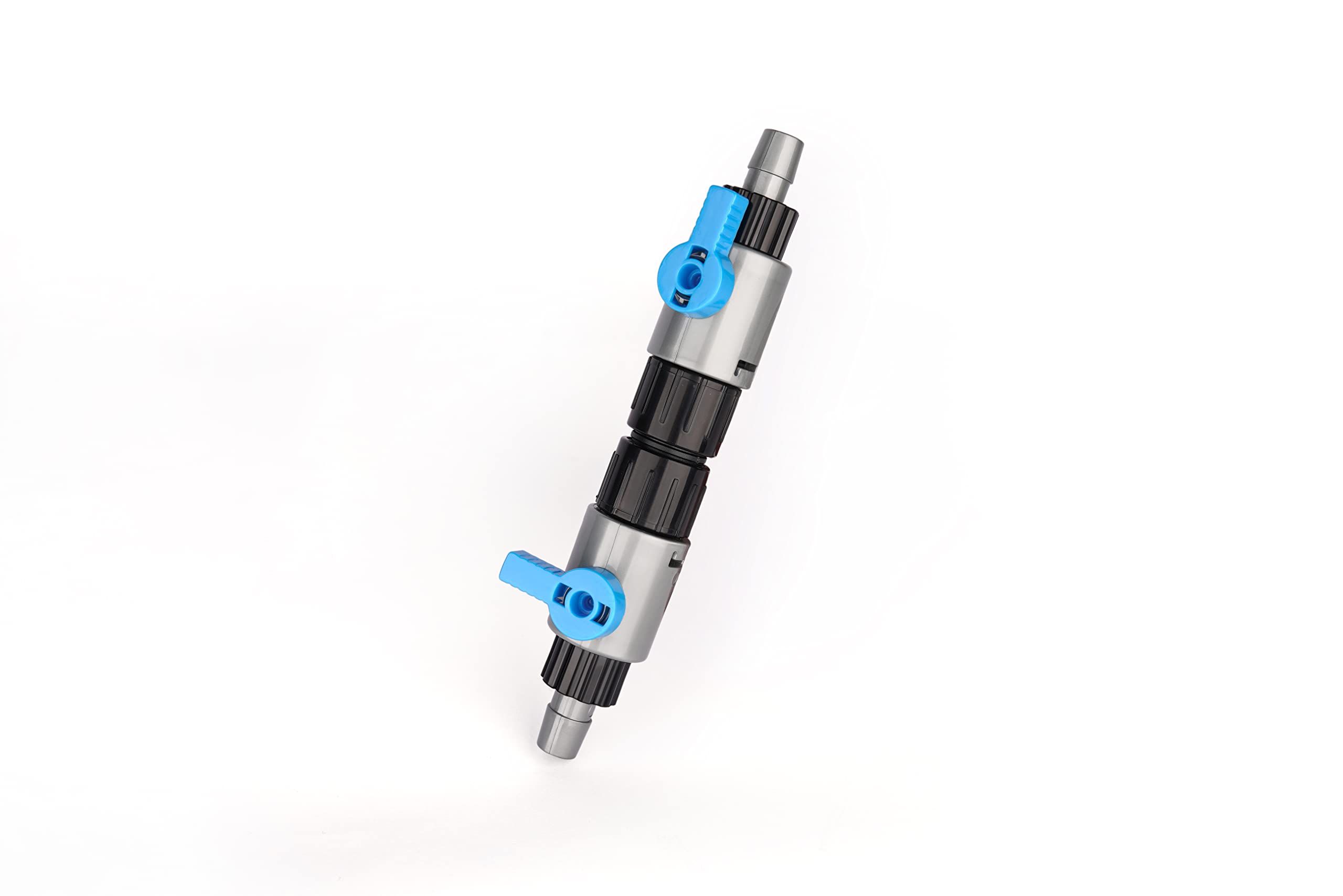 LANDEN Conector de doble pestaña para acuario, conector de manguera de filtro de recipiente, control de flujo de agua de pecera, válvula de liberación rápida,