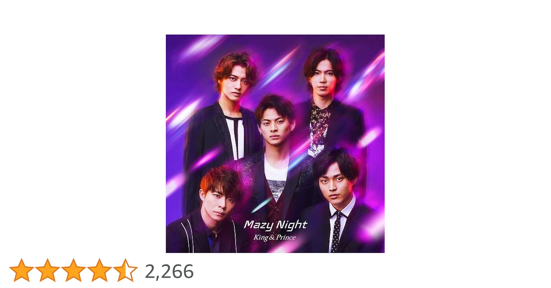 King & Prince L& Mazy Night Live DVD公式写真 King & Prince、5thシングル『Mazy Night』が4/29にリリース決定