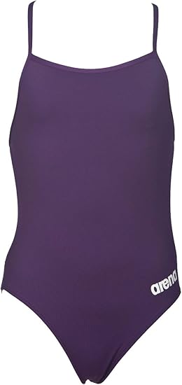 arena Girl's Mast MaxLife Thin Strap Open Racer Back One Piece Swimsuit