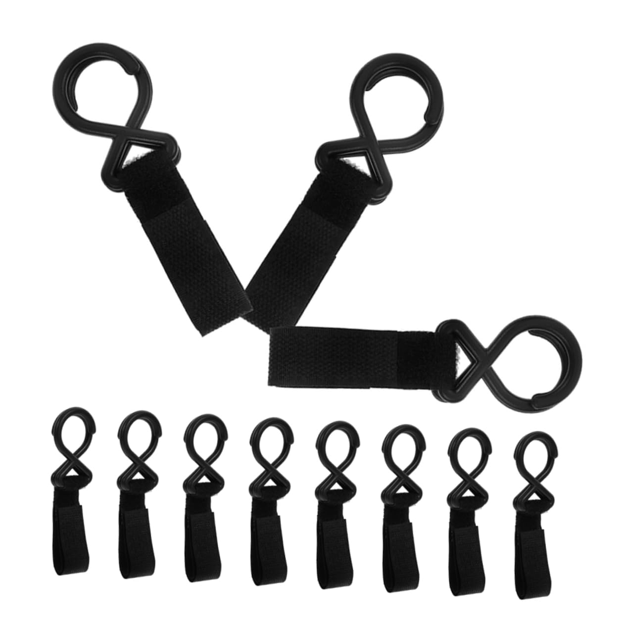 HEMOTON Multifunctional Hook Universal Stroller Hooks for Diaper Bag Stroller Accessory Clip Shopping Bag Hanger Walker