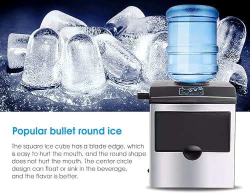 Fabricadora de hielo portátil de gabinete con palita, automática para hogar, cocina, bar, cafetería y té miniatura 7