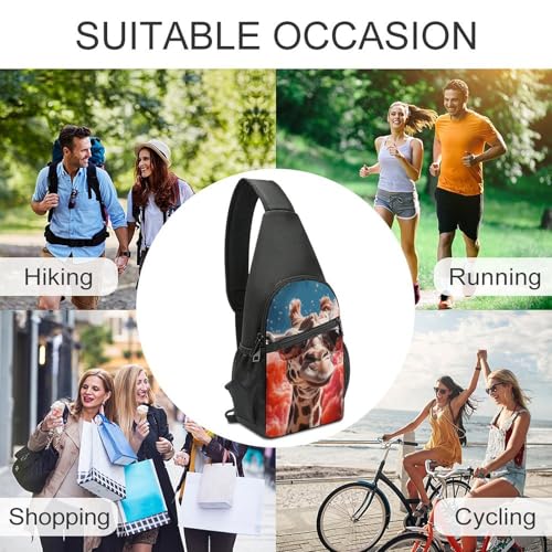 Bolso cruzado casual deportivo para hombre y mujer miniatura 6