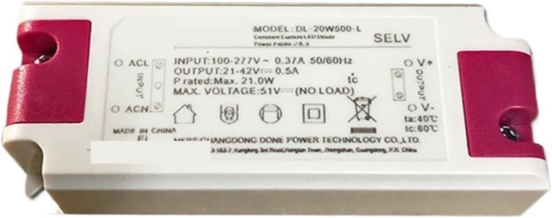 LED Drive Power Supply Downlight Ceiling Light Track Spotlight Transformer Controller DL-W300-L(DL 20W500 L)