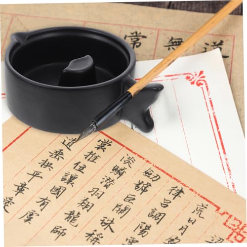 Encre pour étudiants avec plaque de calligraphie et couvercle - 5