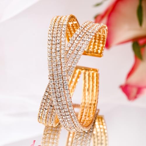 Image of Rubans Multi Layered Bracelet Trendy Jewellery Gift for Women & Girls