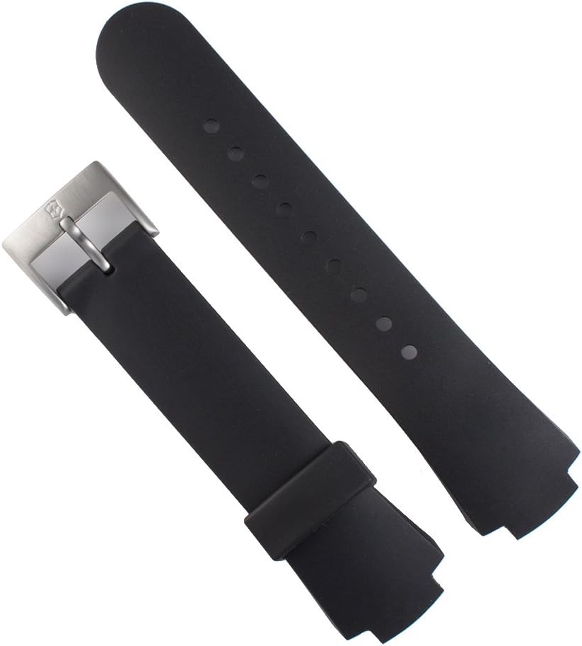 Genuine Swiss Army Black 15mm Rubber Excursion Watch Band
