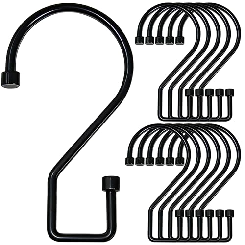 ANIASOM 12Pcs S Hooks for Hanging, 4 inch Heavy Duty