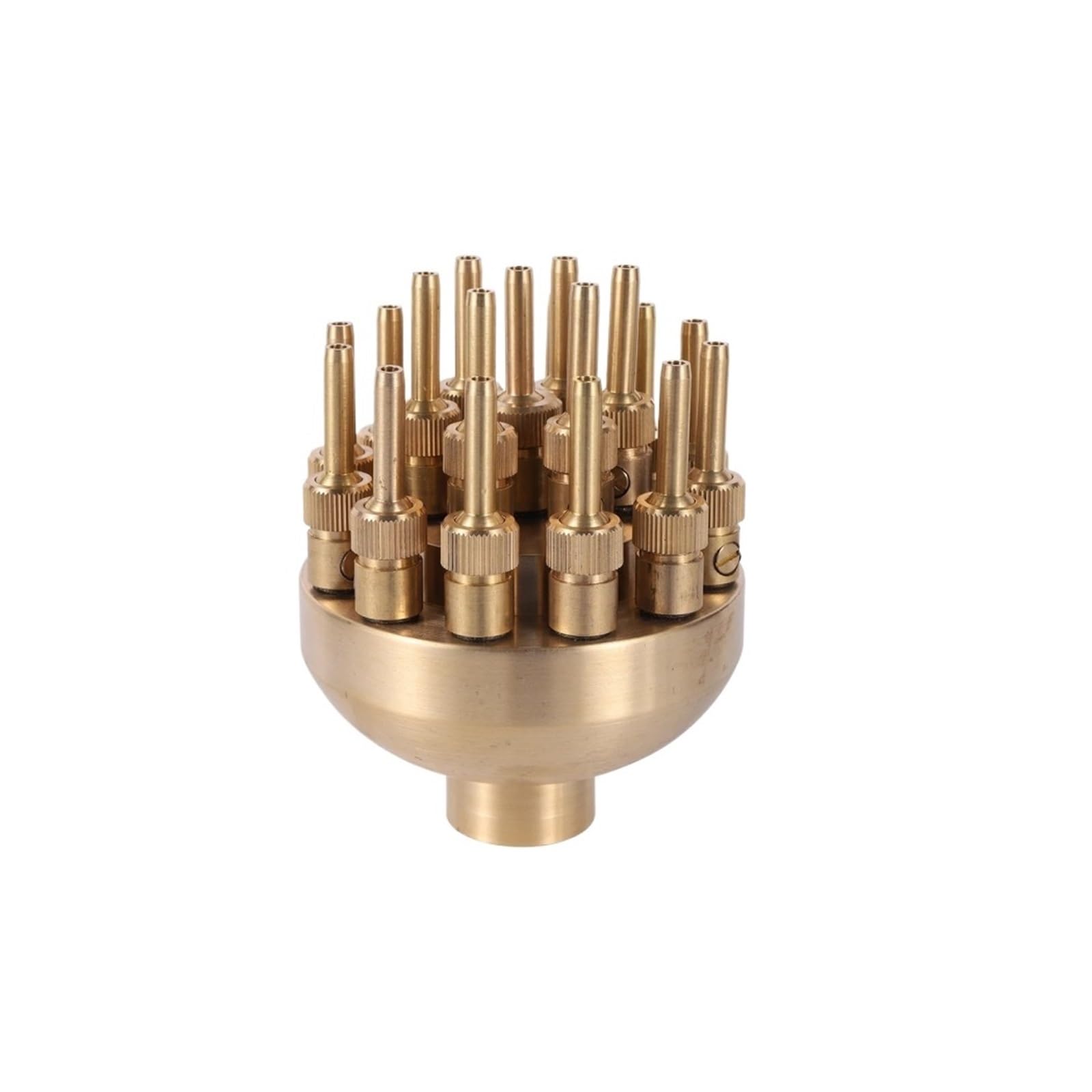 LINYpA66 Fountain Nozzle Head Brass Three Tier Fireworks Fountain Pool Jet Nozzles 1" 1.5" Porous Fountain Nozzle Head Pond Landscape Fountain(1inch)