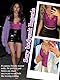 Buitifo Damen Spitze Bodysuit EIN Stück Babydoll Rückenlos Mini Teddy V-Ausschnitt Dessous(Violett T1,XL)