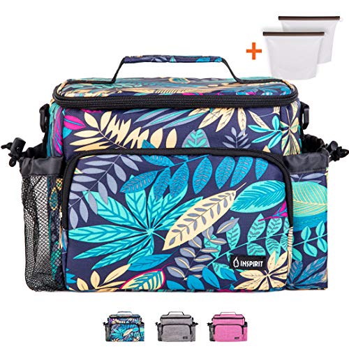 Inspirit Insulated Lunch Bag for Women - Mens Lunch Box, Meal Prep Lunch