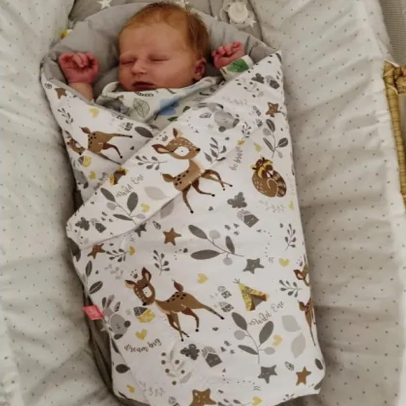 Baby Safe Fasciatoio Bambino, 100% cotone biologico Certificato OEKO-TEX Coperta a Sacco Neonato, Copertine avvolgenti, Unisex Ragazzi Ragazze Coperta per avvolgere il bambino neonate|F1