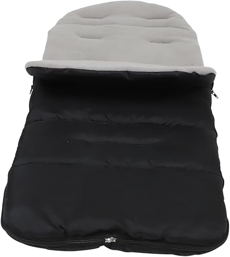 Saco de dormir para cochecito resistente al viento, diseño de cremallera de invierno para fácil acceso, mantiene el calor al aire libre, presente
