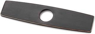 10" Oil Rubbed Bronze Faucet Escutcheon Deck Plate for Single Hole Sink