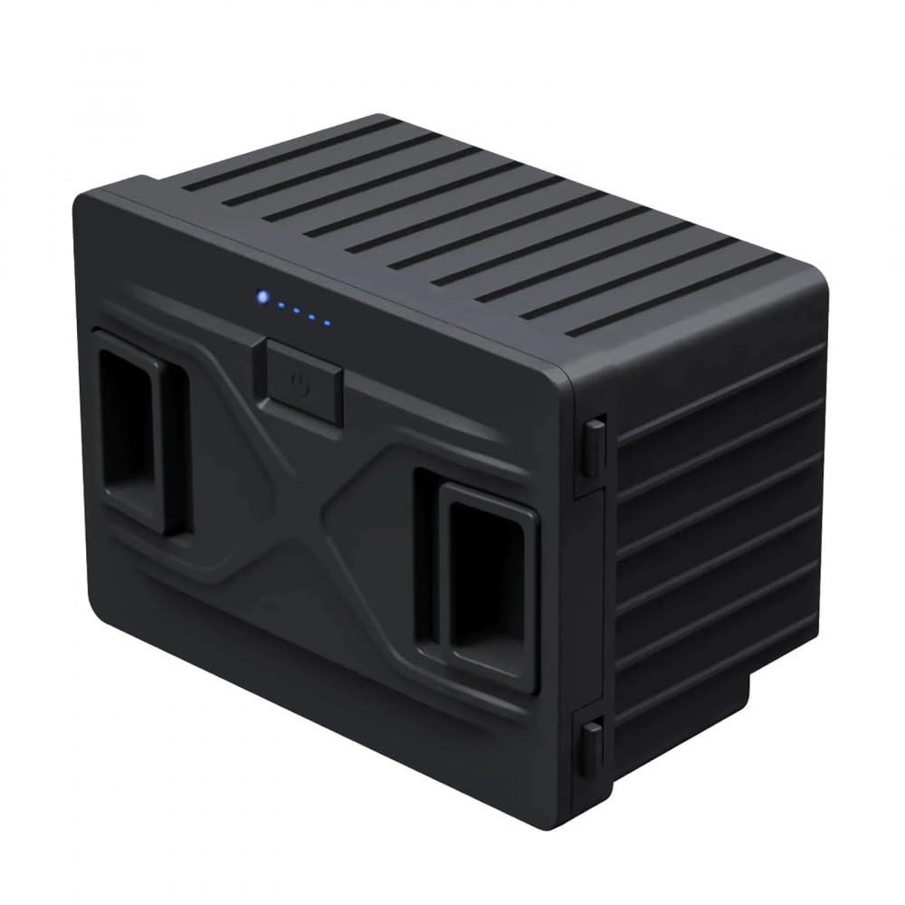 Batterie au lithium intégrée pour réfrigérateur de voiture 15600 mAh compatible avec Alpicool TA/TAW/TS/TW/TWW/P8/CX, 12/24 V DC, 120 ~ 240 V AC, 1 pièce