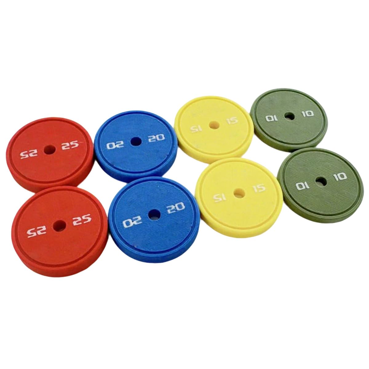 Interactive Mini Dumbbell Plates Model Set, Dollhouse Miniature Gym Equipment Desk Decor, For Fitness Lovers, Model Collectors
