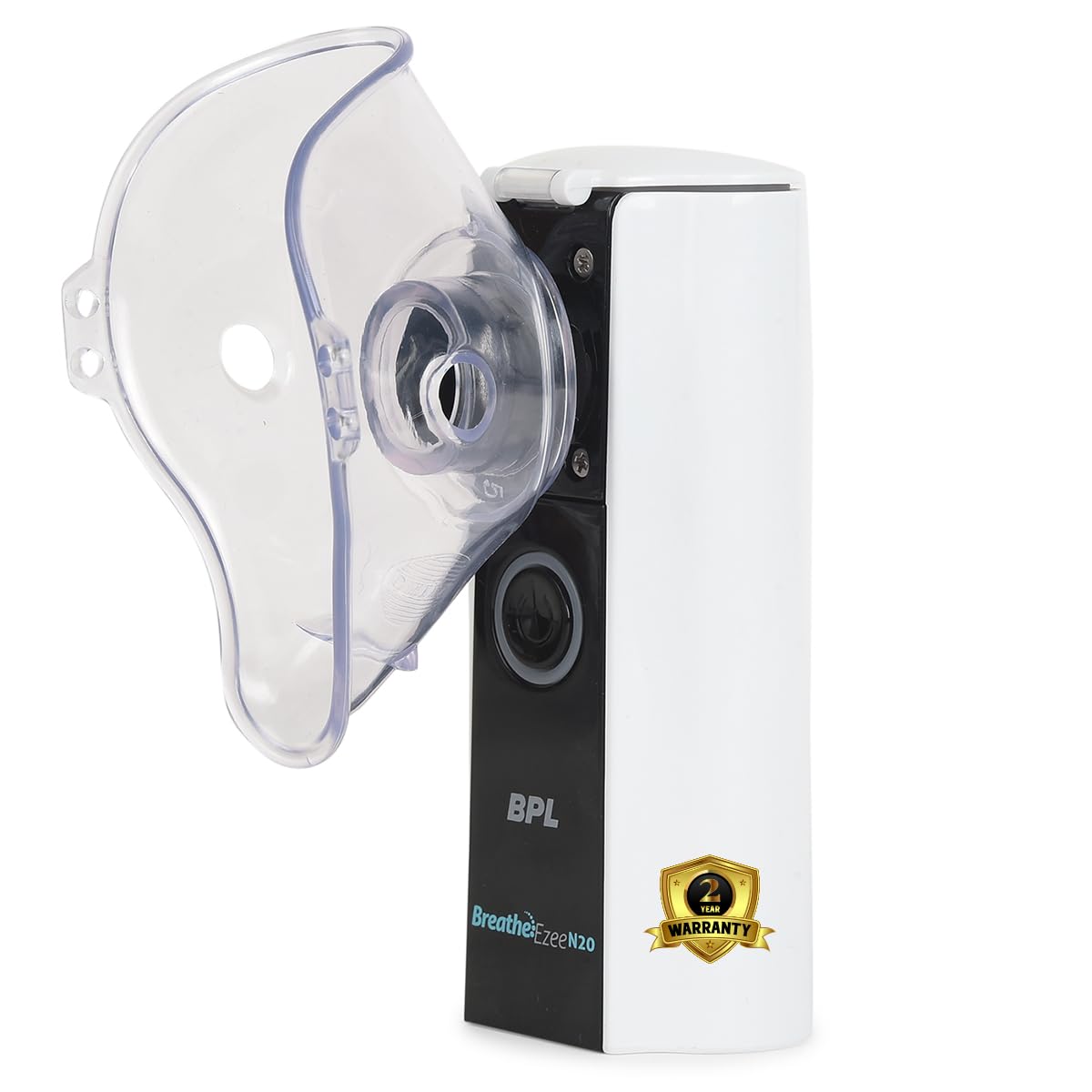 Medical Technologies Breath Ezee N20 Handheld Mesh Nebulizer Machine - Cool Mist Inhaler, No Noise, Personal Inhalers For Breathing Problems Lightweight, Travel Friendly For Adults & Kids - White