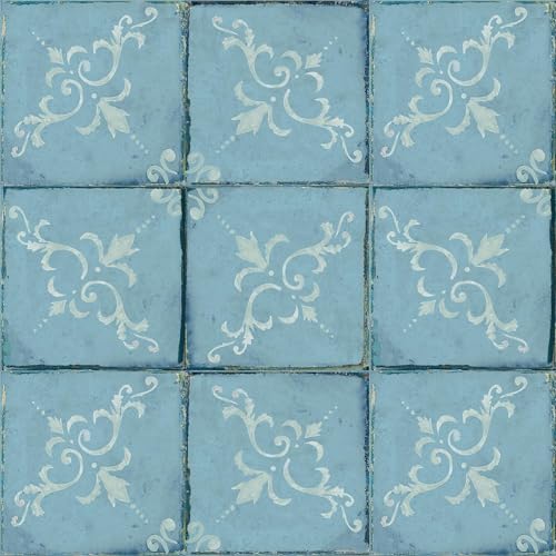 Image of 40 PC Pack (6 X 6) Thin Art Artistic Bohemian Peel and Stick Wall Sticky Backsplash Vinyl Waterproof Removable Tile Sticker Decals for Bathroom & Kitchen, (C, 6X6)