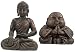 Grasslands Road Mini Buddha Figurines - Set of 2