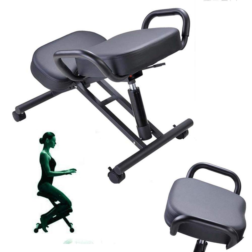 La Silla Arrodillada La Silla Ergonómica De Corrección De La Postura Sentada Adecuada Para La Oficina Y La Sala De Estar Puede Aliviar Eficazmente El Dolor Y Corregir La Postura Sentada,Blue