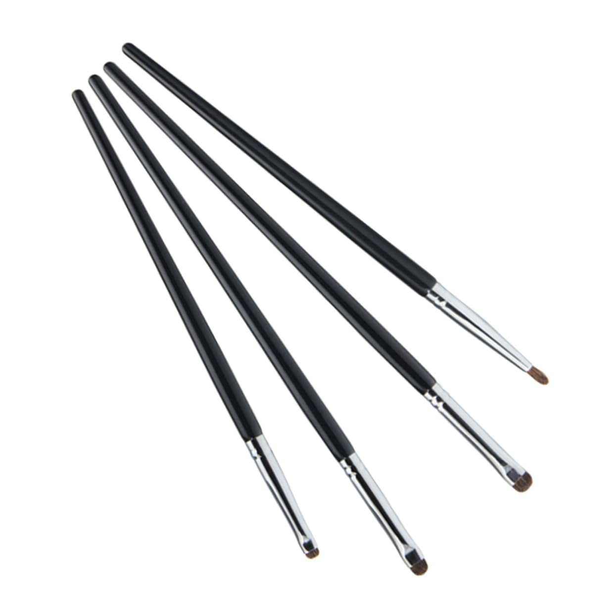 NOLITOY 4pcs Fine Precision Eyeliner Brush Eye Makeup Professional Makeup Brushes for Eyeliner and Eyeshadow Application for Creating Delicate Eye Looks