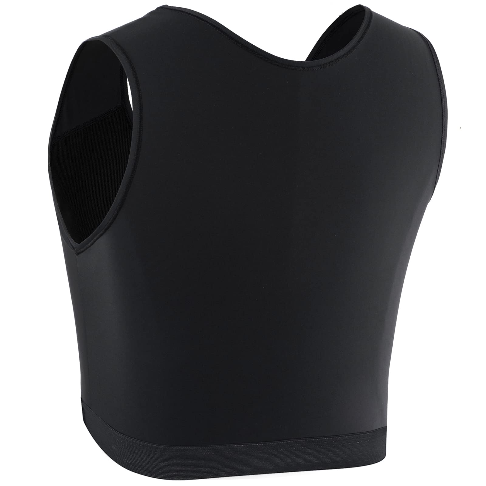 XUJI Binder de poitrine Transgenre FTM Compression élastique Pullover Tank Top