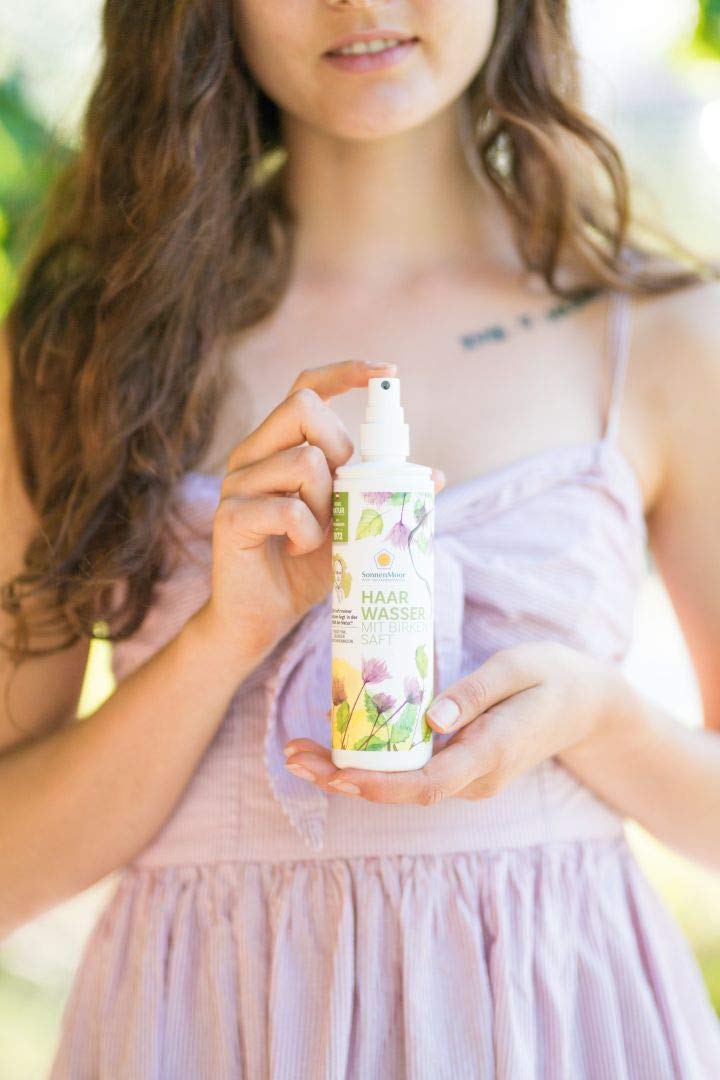Natürliches Haarwasser 200 ml mit Birkensaft vom österreichischen Familienbetrieb SonnenMoor