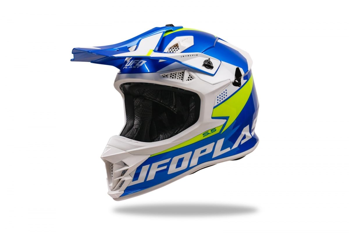 UFO PLAST CASCO INTREPID BLU/GIALLO M