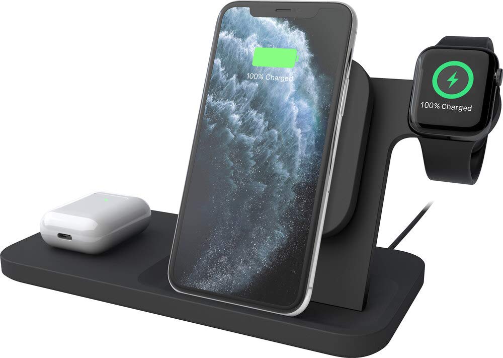 Amazon.com: Logitech Powered 3-in-1 Qi Wireless Charging Dock 