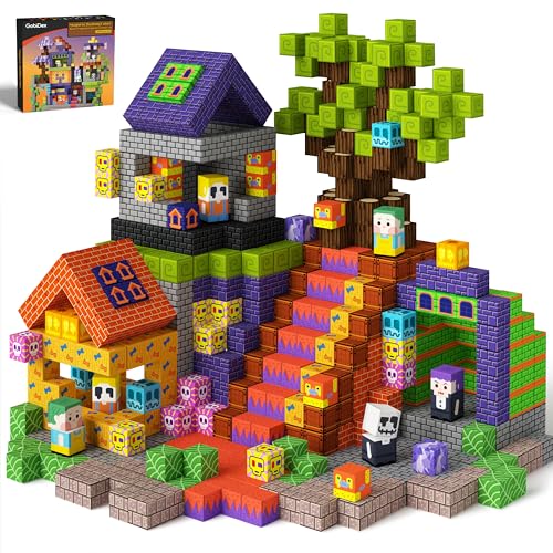 GobiDex Magnetic Blocks, 100PCS Building Toys for Kids 3+, Upgraded