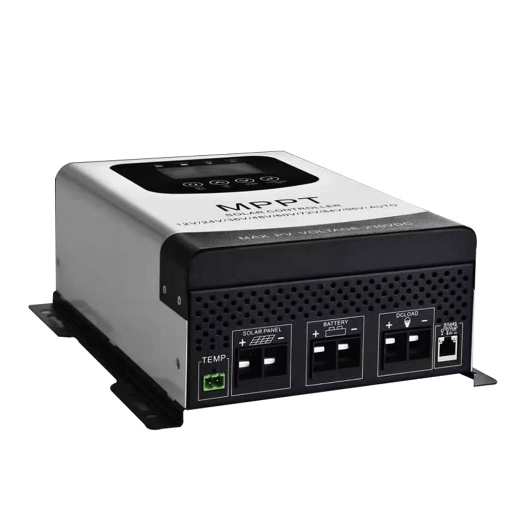 Controlador de descarga de carga solar MPPT de 12 V, 24 V, 48 V, 60 V, 72 V, 96 V, 60 A, regulador PV 230 V CC para batería de gel de litio Lifepo4