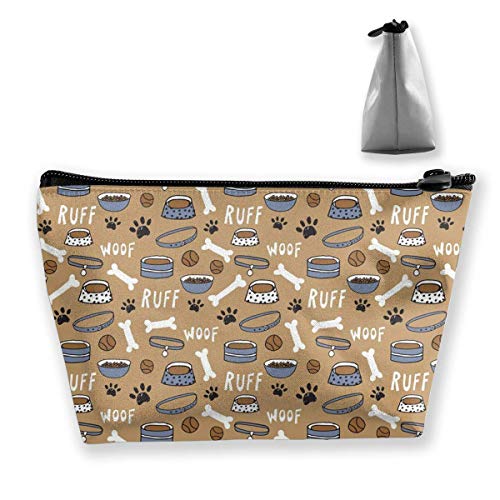 Preisvergleich Produktbild Dog's Food Makeup Bag Große Kulturbeutel-Reisetasche mit Reißverschluss