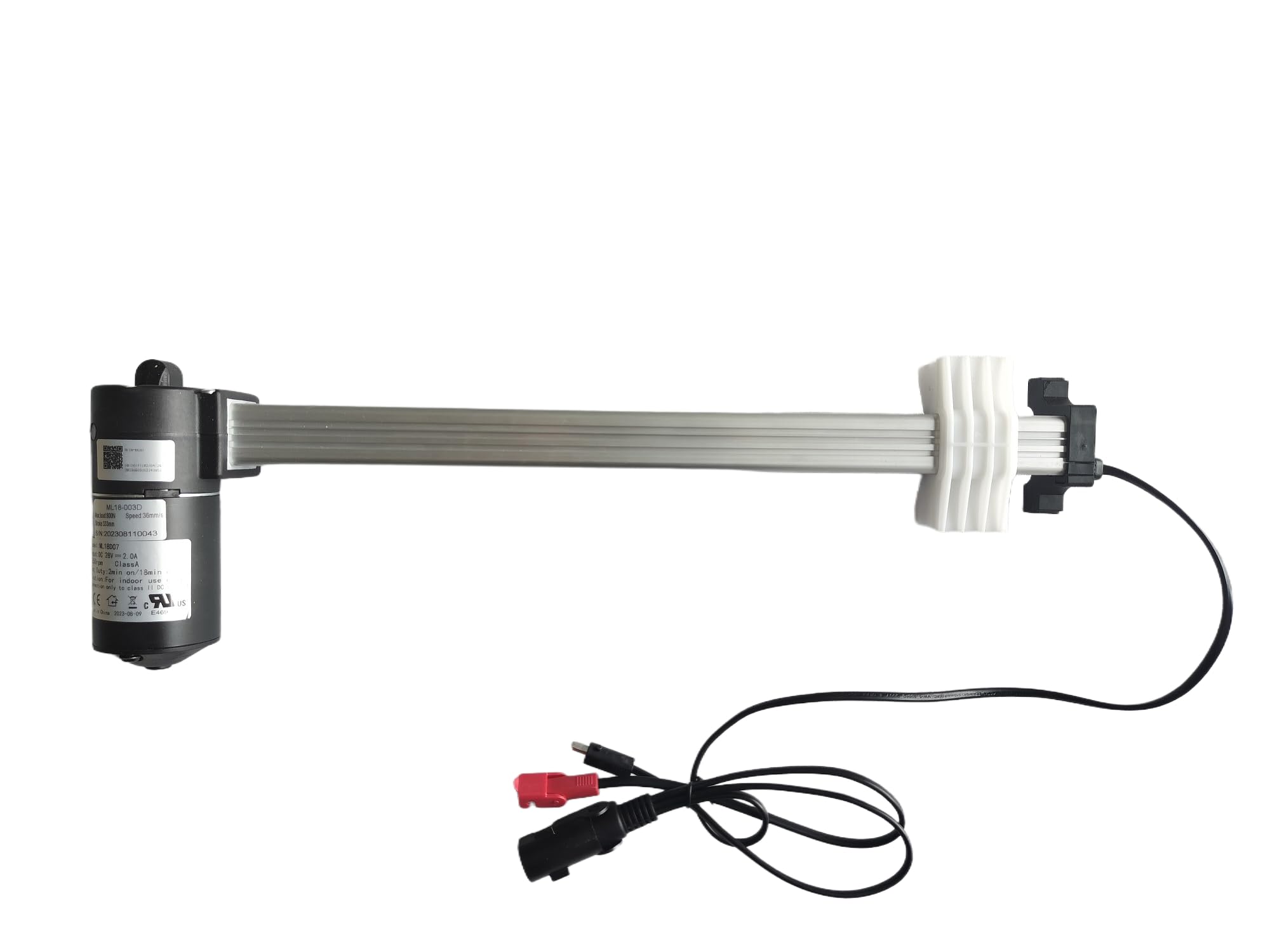 Power Recliner Motor Replacement with Cord Model ML18-003 Linear Actuator for Sofa Lift Chair Couch Massage Seat Bed, Aluminum