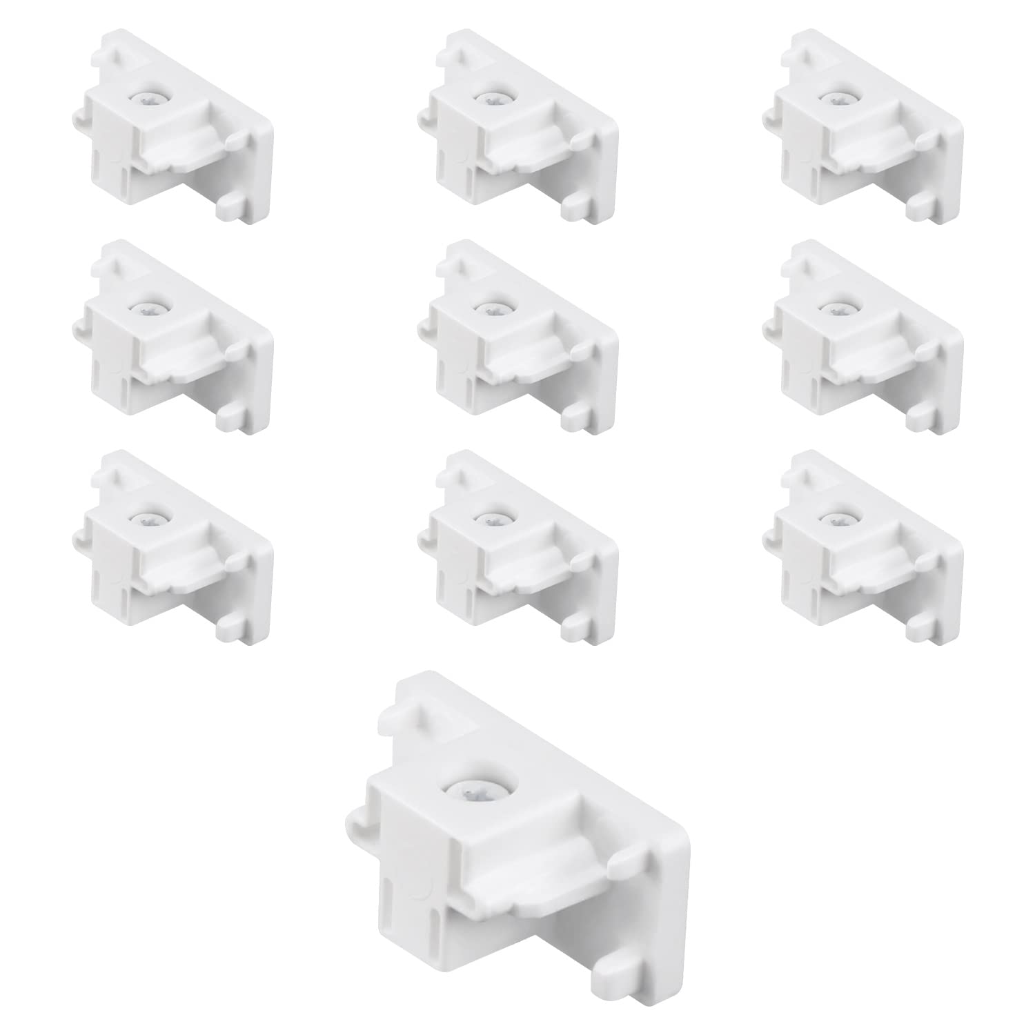 Buy LEONLITE 10Pack H Track End Cap, H Type Single Circuit 3Wire