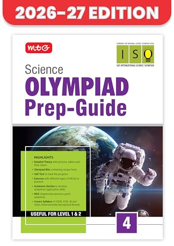 Image of MTG Science (ISO) Olympiad Prep Guide Class 4 | Detailed Theory, Exercise with Self Test For Practice | SOF Olympiad Books For Exam 2026-27 (Useful For Level-1 & 2)