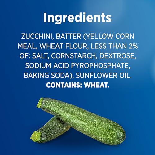 Birds Eye Crinkle Cut Zucchini Fries, Frozen Vegetable Snack, 12 OZ Bag