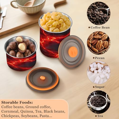 Envase Hermético de Acero Inoxidable para Café 30oz Rojo miniatura 5