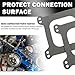2PCS Car Carburetor Gasket Kit,Practical Carburetor Gasket Compatible with Carter Avenger Holley 4160 4150,Carburetors Gaskets Set Car Accessories for 4 Barrel Carburetors