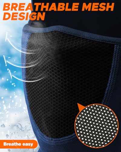 Image of Balaclava Face Ski Mask with Movable Design for Men Women-Fleece Winter Face Covering for Cold Weather Skiing Outdoor Work