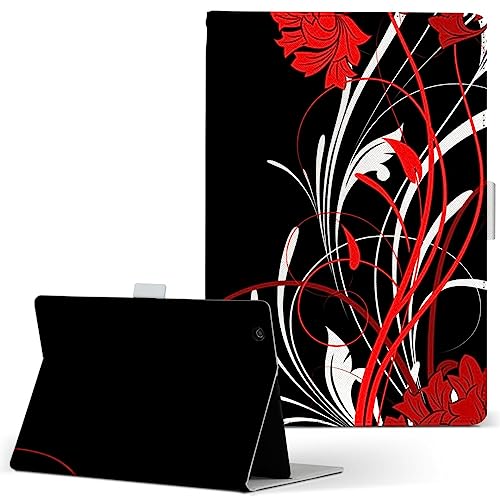 LAVIE Tab T8 T0855/KAS�ETAB08/H05 8.7�C���` �Ή� �蒠�^�^�u���b�g�P�[�X PU���U�[ �X�^���h�@�\ �J�[�h���[ ���ړ\��t���� �� �� ���b�h 007545