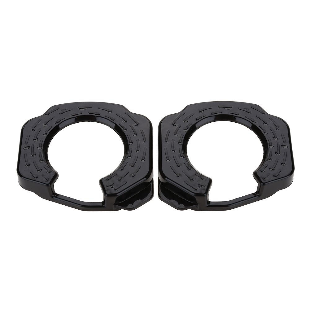 Dilwe 1 Pair Cleats Cover Plastic Lightweight Action Cleats Cover Bicycle Shoes Cleat Rubber Cover Set