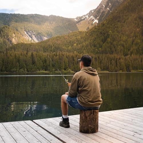 Caña de pesca portátil para viajes de acampada con mini carrete de aluminio 2
