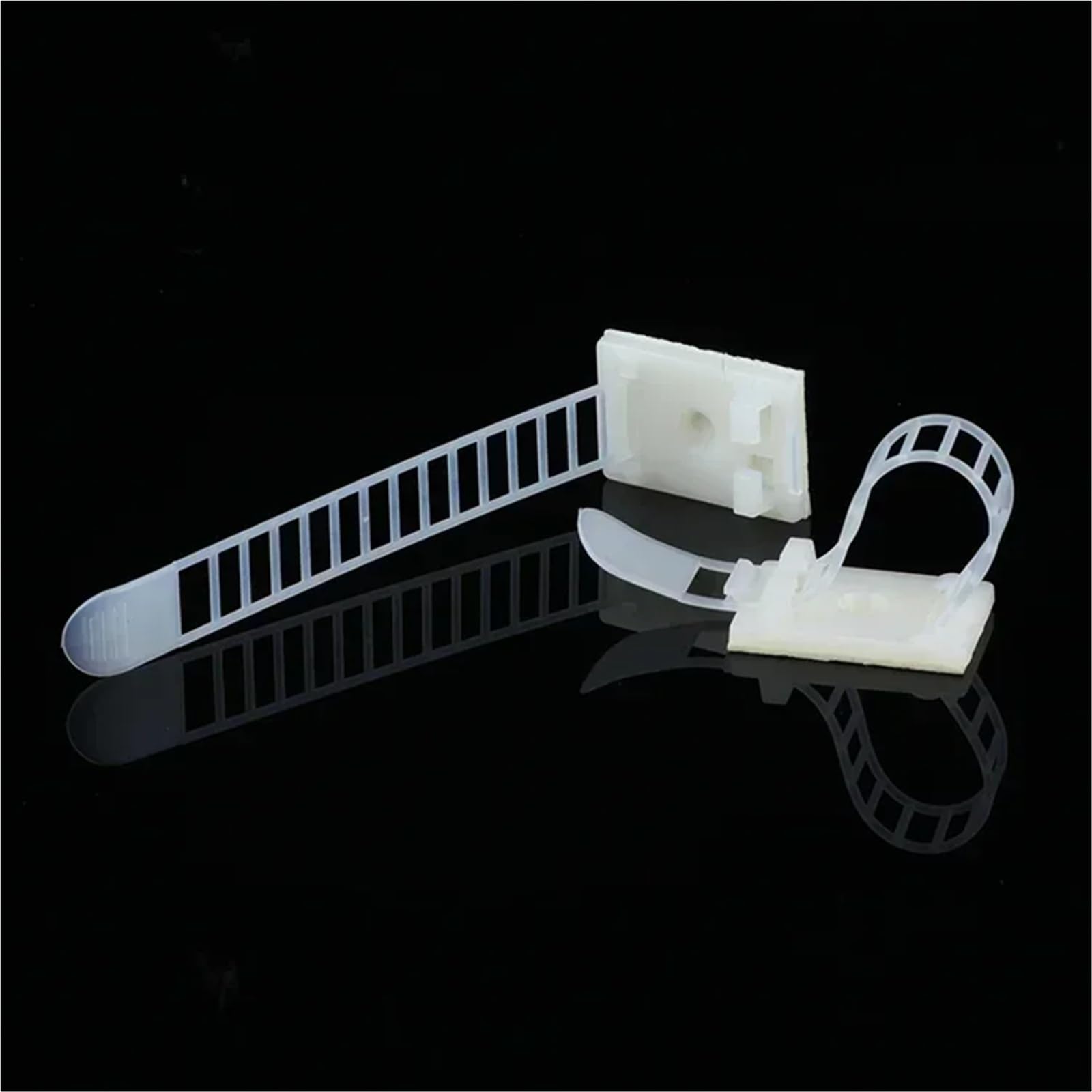 Fascette fermacavi 10 ~ 100 pz Clip per cavi Autoadesive Morsetti per cavi Linea Tie Fisso Regolabile Car Cord Holder CL-1 CL-2 CL-3 Bianco Nero