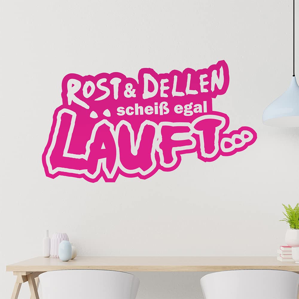 Kiwistar Rost & Dellen scheiß egal Lauft... - Offroad Tour Dirt Wall Sticker in 6 Sizes - Wall Sticker - Decoration, Kitchen, Living Room, Bedroom, Bathroom