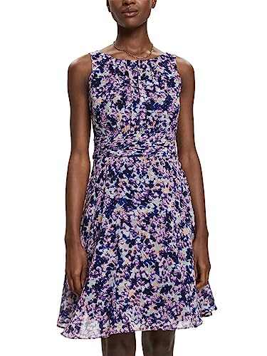 ESPRIT Collection Damen Kleid 991eo1e304, 403/Navy 4, 38