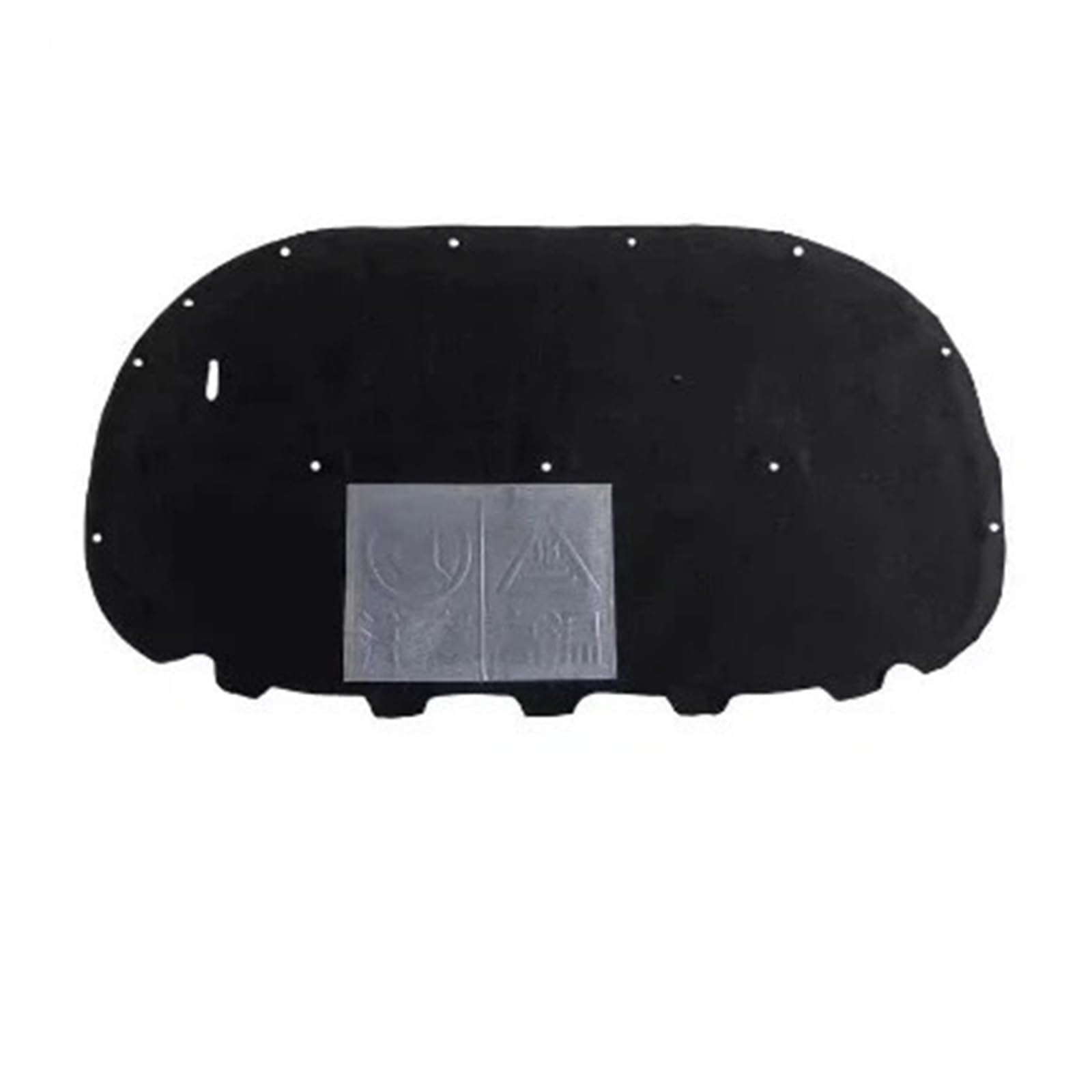Lycheu Style D 2017-2013 Front Hood Engine Firewall Car Hood Engine Sound Heat Insulation Cotton Pad Soundproof Mat Cover Accessories For Cc For Magotan B6 B7 B8 2007-2023