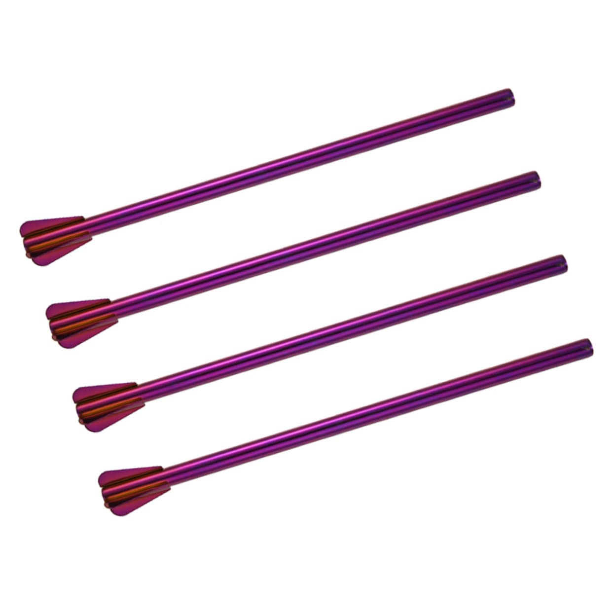 FRCOLOR 12pezzi Canucce Acciaio Inossidabile Creativo Stirrer Riutilizzabile Per Cocktail e Bevande Per Feste e Picnic