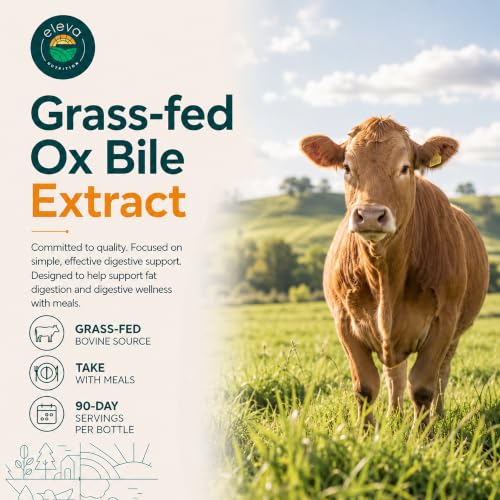 Eleva Nutrition Grass-Fed Ox Bile 1000mg